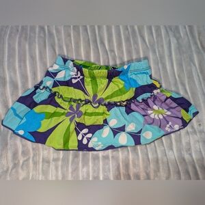 Carter's Colorful Floral Skirt with built-in underwear